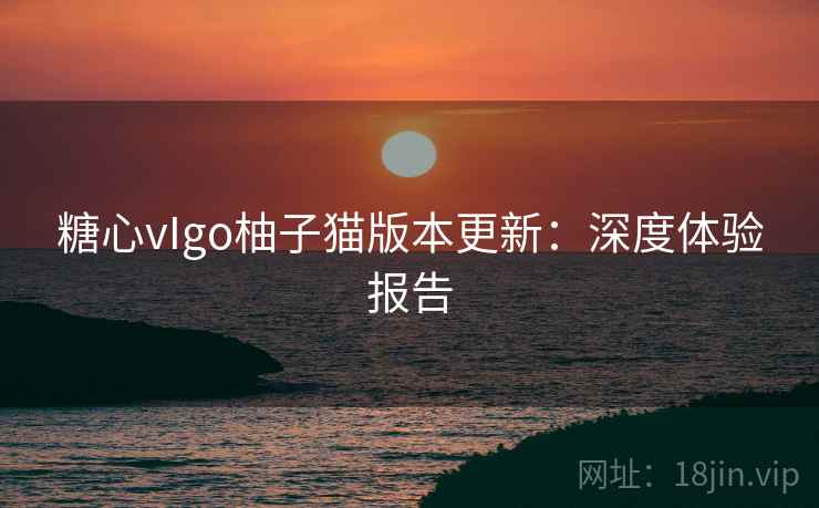 糖心vIgo柚子猫版本更新:深度体验报告