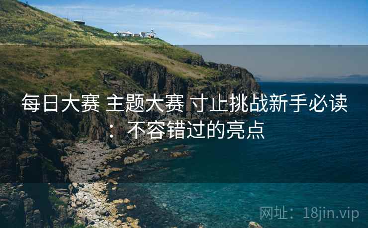 每日大赛 主题大赛 寸止挑战新手必读：不容错过的亮点