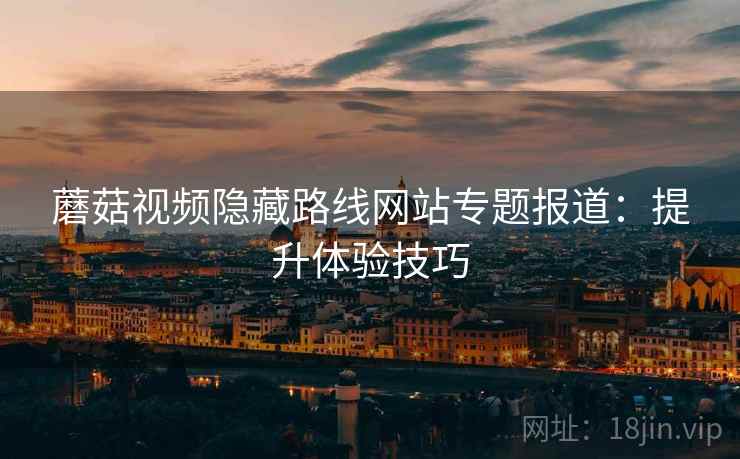 蘑菇视频隐藏路线网站专题报道：提升体验技巧